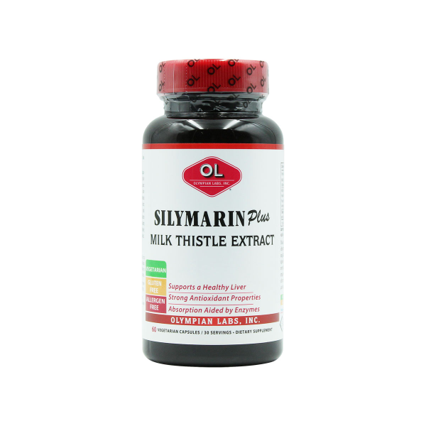 OLYMPIAN LABS SILYMARIN PLUS MILK THISTLE EXTRACT 200mg 60 VEG CAPS