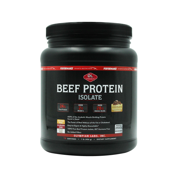 OLYMPIAN LABS BEEF PROTEIN ISOLATE CHOCO NATURAL FLAVOR 456g POWDER