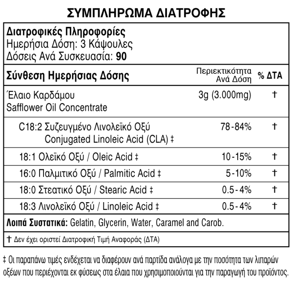 OLYMPIAN LABS CLA 3.000mg 90 SOFTGELS - Image 2